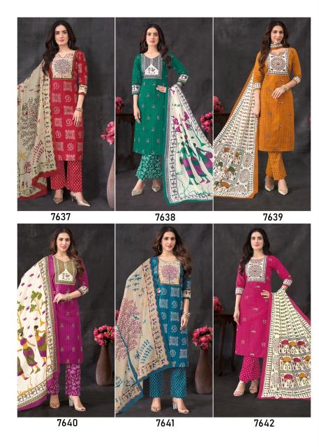 Aarvi warli vol-1 cotton satin kurtis wholesale